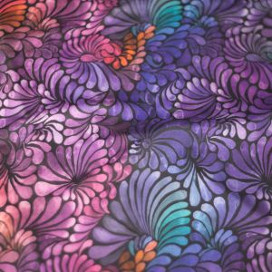 ColorDrops MINI - 2in1 Design - sweet purple / mystic violet - Badeanzugstoff - 1,15 m RESTSTÜCK