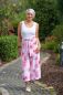 Preview: AquarellBlossom BIG - beere - Bio-Jersey - 1,15 m RESTSTÜCK