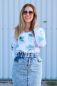 Preview: AquarellBlossom BIG - grün - Bio-Jersey - 1,70 m RESTSTÜCK
