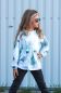 Preview: AquarellBlossom BIG - grün - Bio-Jersey - 1,70 m RESTSTÜCK