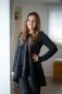 Preview: ArtDeco - schwarz / champagner Glitzer Metallicprint - Bio-Sommersweat - A/B-Ware