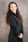 Preview: ArtDeco - schwarz / champagner Glitzer Metallicprint - Bio-Sommersweat - A/B-Ware