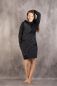 Preview: ArtDeco - schwarz / champagner Glitzer Metallicprint - Bio-Sommersweat - A/B-Ware