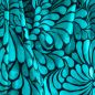 Preview: ColorDrops MAXI - dark mono türkis - Viskose-Jersey - VORBESTELLUNG