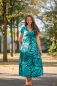 Preview: ColorDrops MAXI - dark - mono türkis - Bio-Sommersweat 230 g/m2