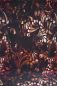 Preview: ColorDrops BIG - dark - cognac - Bio-Sommersweat - 1,35 m RESTSTÜCK