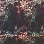Preview: ColorFlowers - old painting - Bio-Sweat - angeraut - extrabreit - 2,25 m RESTSTÜCK