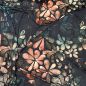 Preview: ColorFlowers - old painting - Modaljersey - VORBESTELLUNG