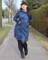 Preview: ColorLeaves MINI - mono blau - Bio-Sweat angeraut 290 g/m2 - extrabreit - VORBESTELLUNG