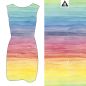 Preview: ColorStripes BIG - rainbow - Bio-Sommersweat 290 g/m2 - 2,05 m RESTSTÜCK