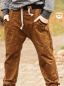 Preview: DarkBokeh - golden caramel - Bio-Sommersweat - 0,90 m RESTSTÜCK