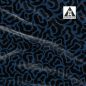Preview: Fantasy Animal Print BIG - blau - Bio-Jersey - VORBESTELLUNG