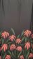 Preview: FlowerBreeze - dunkelgrau / rosa - Viskosejersey