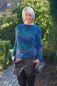 Preview: FunFlowers MINI - cold blue - Bio-Jersey - 1,90 m RESTSTÜCK