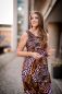 Preview: Gravitation MAXI dark - rose / braun - Viskose Webware - VORBESTELLUNG