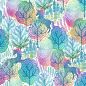 Preview: Hidden Unicorn Woods - white - Bio-Jersey