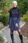 Preview: LeatherGradient - deep sea - Lyocell / TENCEL-Crepe