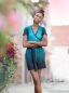 Preview: LeatherGradient - aqua - Lyocell / TENCEL-Crepe