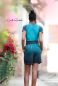 Preview: LeatherGradient - aqua - Lyocell / TENCEL-Crepe