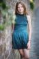 Preview: LeatherGradient - aqua - Lyocell / TENCEL-Crepe - 2,35 m RESTSTÜCK