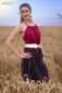 Preview: LeatherGradient - beere - Lyocell / TENCEL-Crepe