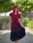 Preview: LeatherGradient - red energy - Lyocell / TENCEL-Crepe