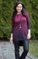 Preview: LeatherGradient - rubin - Vol. 2 - Bio-Jersey - 1,50 m RESTSTÜCK