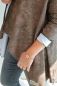 Preview: LeatherLook antique - braun - Bio-Jersey - 1,00 m RESTSTÜCK