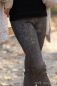 Preview: LeatherLook antique - schlamm - Bio-Sommersweat - 1,05 m RESTSTÜCK