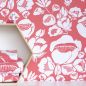 Preview: Multiflora rose - koralle - Bio-Jersey - 2,60 m RESTSTÜCK