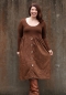 Preview: MagicLines - braun / kupfer - Glitzer-Metallic-Print - Bio-Sommersweat