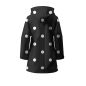 Preview: Polka Dots BIG - schwarz / weiß - Softshell - 2,90 m RESTSTÜCK