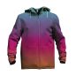 Preview: LeatherGradient - rainbow - SOFTSHELL - 2,50 m RESTSTÜCK