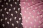 Preview: Swimming Blossom - braun / rosa -  3in1 Design - Badeanzugstoff - 0,50 m RESTSTÜCK
