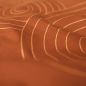 Preview: ArtDeco - rotbraun / kupfer Glitzer Metallic-Print - Bio-Sommersweat - 1,00 m RESTSTÜCK (A/B)