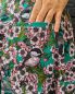 Preview: Cherry blossoms and chickadees - petrol - Bio-Jersey