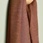 Preview: Hoya Jacquard - Pecan - Leinenmischgewebe