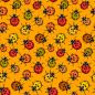 Preview: Ladybird - orange - Bio-Sommersweat - 0,80 m RESTSTÜCK