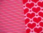 Preview: Ringel - 5mm - rot / rosa - Bio-Jersey - 1,00 m RESTSTÜCK
