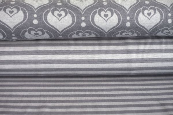 RetroRomantik - grau - Bio-Interlock - A/B-Ware