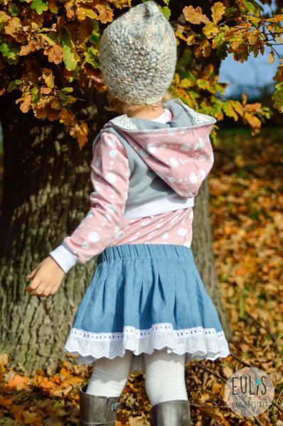 Bubbledrops - rosa - Bio-Sweat - angeraut - 0,90 m RESTSTÜCK