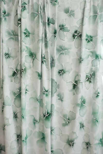 AquarellBlossom BIG - grün - Bio-Jersey - 1,70 m RESTSTÜCK