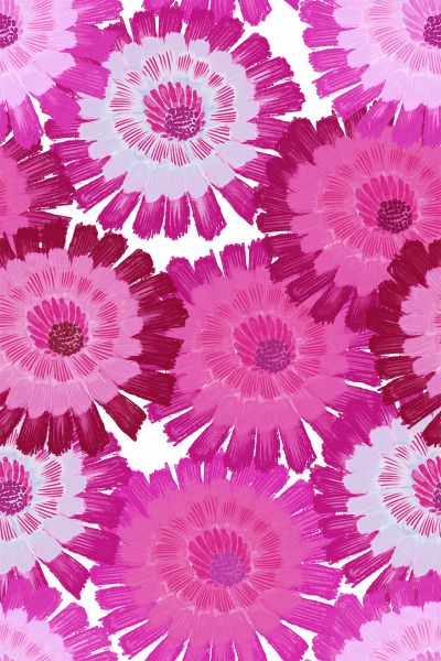 ArtBlomma - pink berry - Viskose Webware - VORBESTELLUNG