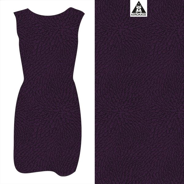 Blätterschwof - violett - Bio-Jersey - PRE-ORDER - BITTE LESEN!