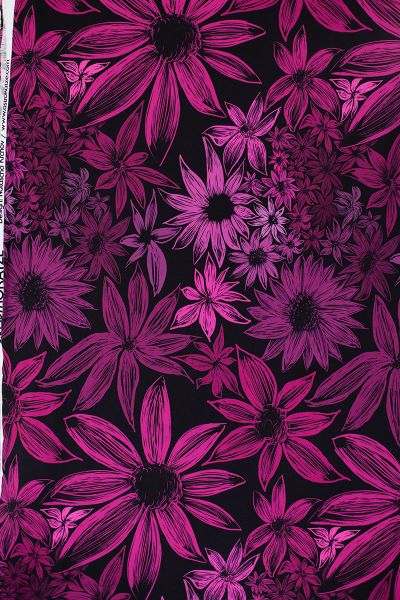 BlossomBreeze - beere - Bio-Jersey - 2,15 m RESTSTÜCK