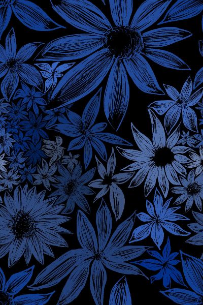 BlossomBreeze - blau - Viskose-Jersey - VORBESTELLUNG