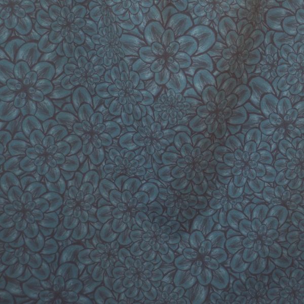 Blumenmeer - dark green - Bio-Sommersweat