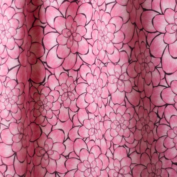 Blumenmeer - pink - Bio-Sommersweat