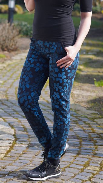 ColorBlossom BIG - mono ocean - Bio-JERSEY