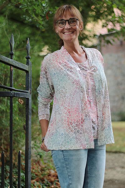 ColorBlossom MINI - nude pastell - Lyocell / TENCEL-Crepe - 1,50 m RESTSTÜCK
